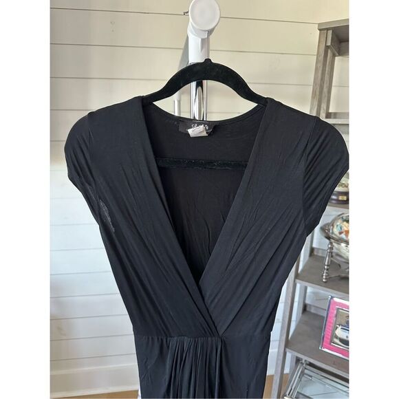 LuLu’s black twist front fitted bottom lined dress sz XS - Picture 2 of 6